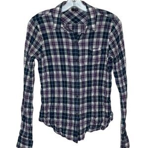 Theory Plaid Shirt